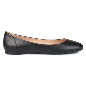 Journee Collection Women's Kavn Ballet Flat, Black, 8.5